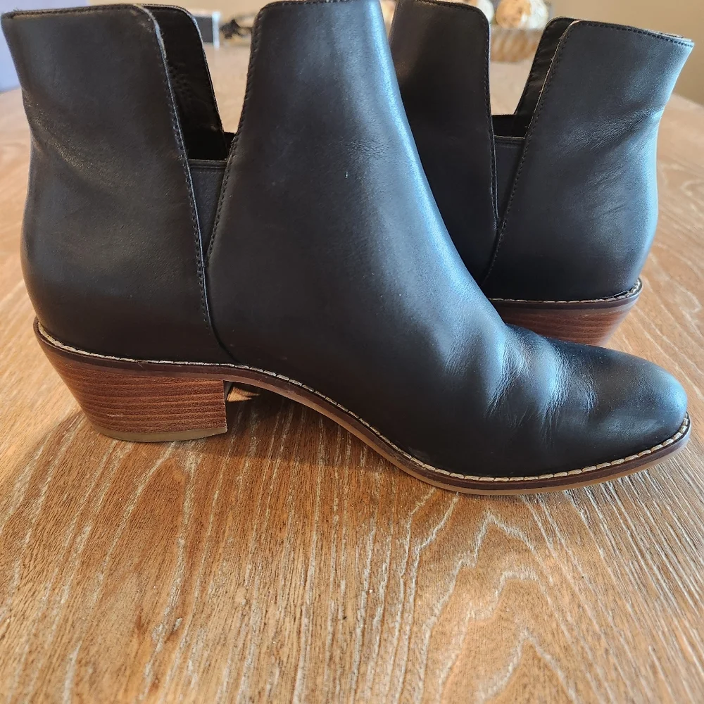 COLE‎ HAAN Grand OS Signature Abbott Black Chelsea Ankle Boots Women's Size 7.5